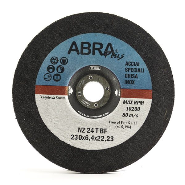 Reinforced abrasive snagging wheels “PRO” line